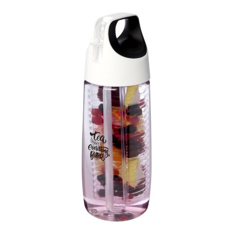 HydroFruit recycled plastic bottle 700ml with infuser Standard | white | No Branding | not available | not available