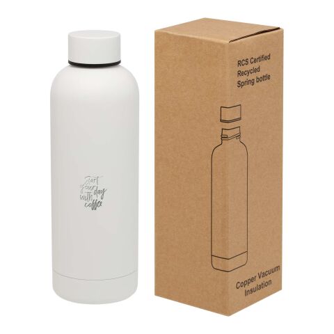 Spring 500 ml RCS certified copper vacuum insulated bottle Standard | white | No Branding | not available | not available