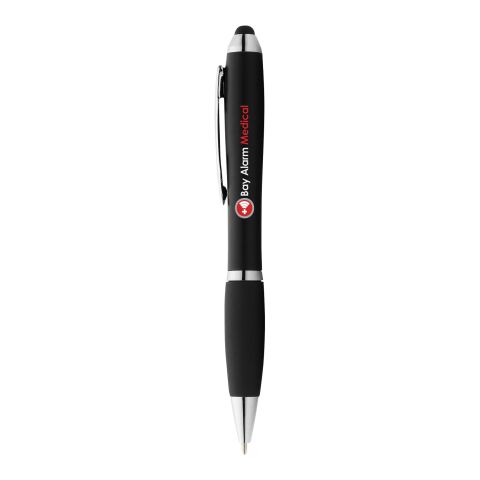 Blue Ink Nash Coloured Stylus Ballpoint Pen Black Grip Standard | Black | No Branding | not available | not available