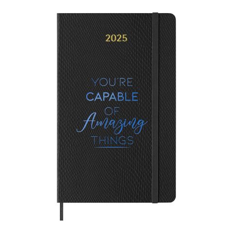 Moleskine 100% VEGEA® Boa 12M L weekly soft cover planner Standard | Solid black | No Branding | not available | not available