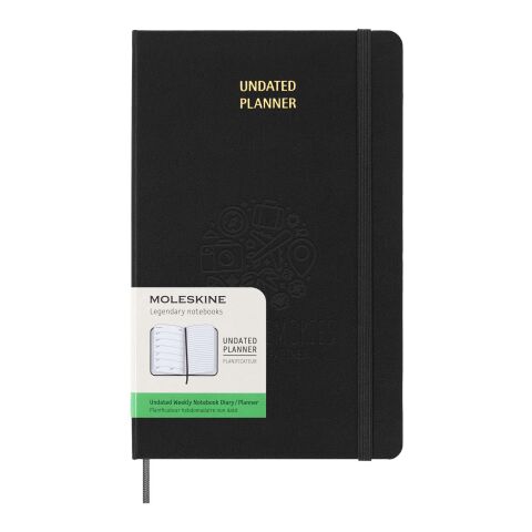 Moleskine hard cover undated L weekly planner