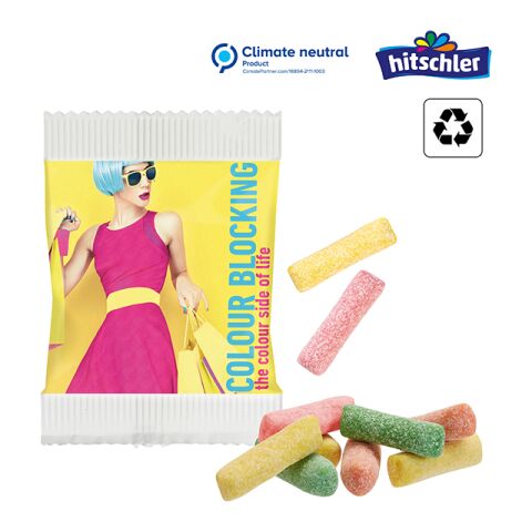 Mini HITSCHIES Chew Candies Sour Mix in Paper Bag Without Branding