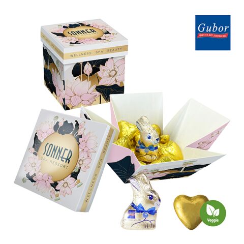 Meeting Star with Gubor Chocolate heart &amp; Gubor Easter Bunny