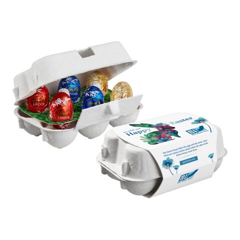 Paper Easter Egg Box of 6 with Lindt Eggs Without Branding