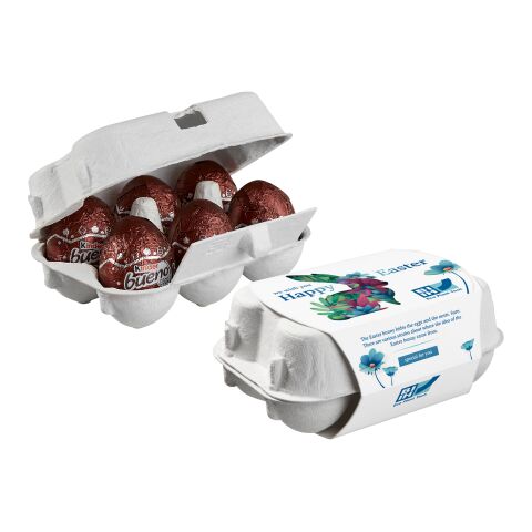 Paper Easter Egg Box of 6 with Kinder Bueno Eggs Without Branding