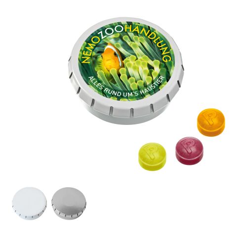 SUPER MINI CLICK CLACK Tin with Pulmoll Pastilles, 22g 