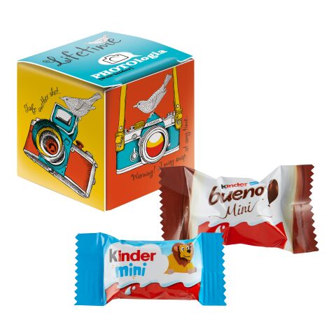 Mini Promo-Cube with Kinder Chocolate Mini &amp; Kinder bueno Mini Without Branding