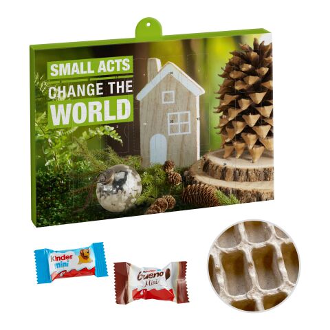 Premium Gift Advent Calendar Eco with Kinder Minis Without Branding