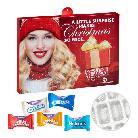 Premium Gift Advent Calendar with Milka Favourites Mix white | Without Branding