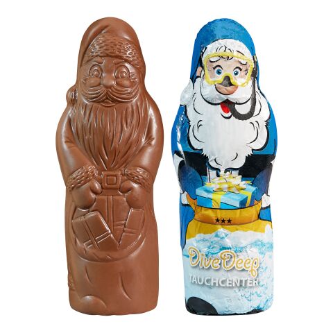 MAXI Chocolate Santa Claus white | Without Branding