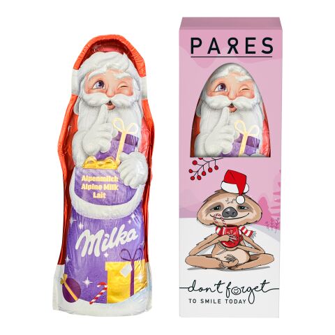 Milka Santa Claus in a Gift Box white | Without Branding