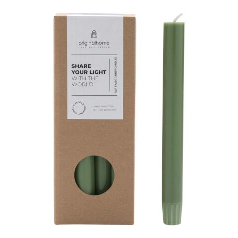 Original Home dinner candle matcha Heather green | No Branding