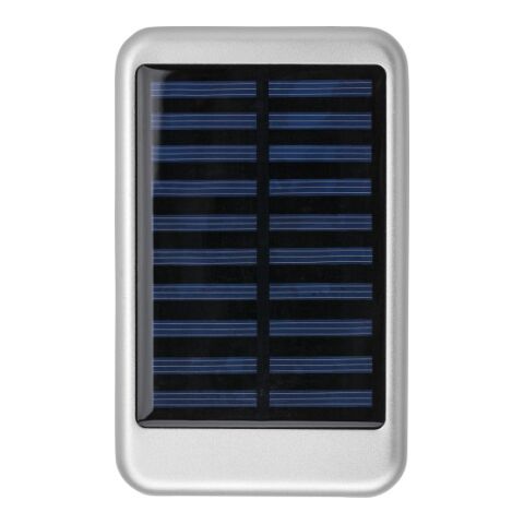 Aluminium solar power bank Drew silver | Without Branding | not available | not available