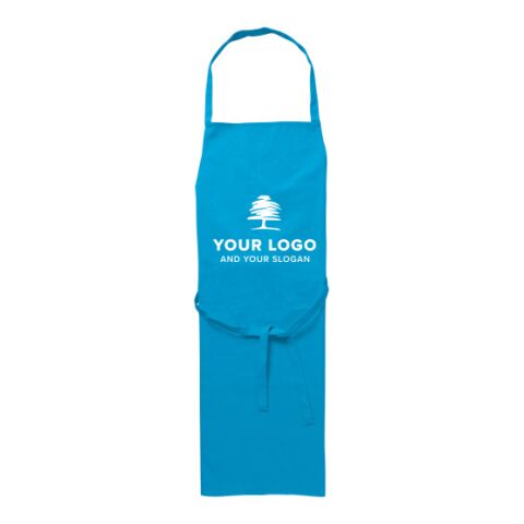 Apron Misty, cotton (180 gr/m²) blue | Without Branding | not available | not available