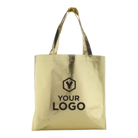 Nonwoven (80 gr/m²) laminated shopping bag Johnathan gold | Without Branding | not available | not available