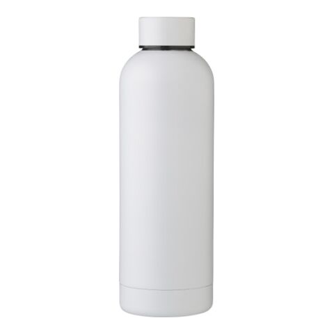 Recycled stainless steel bottle Isaiah white | Without Branding | not available | not available