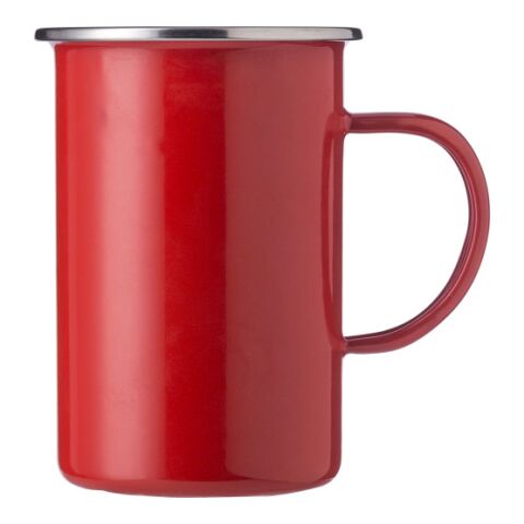 Enamel mug (550 ml) Ayden red | Without Branding | not available | not available