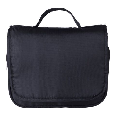 Polyester (210D) travel toiletry bag Merrick black | Without Branding | not available | not available