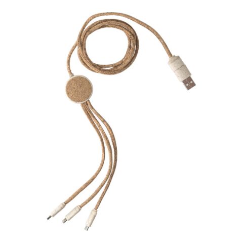 Stainless steel charging cable Gemma brown | Without Branding | not available | not available
