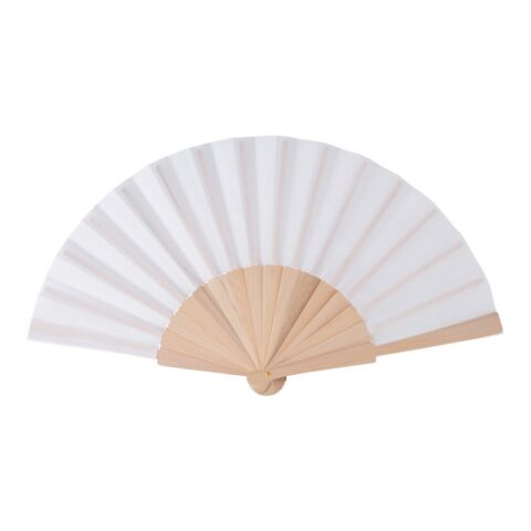 rPET hand held fan Rosanne off white | Without Branding | not available | not available