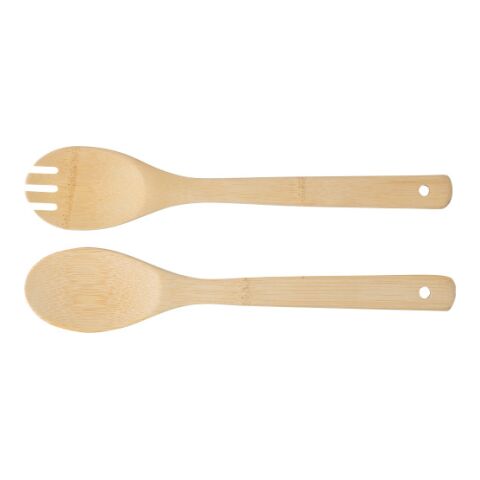 Bamboo salad cutlery Elara brown | Without Branding | not available | not available