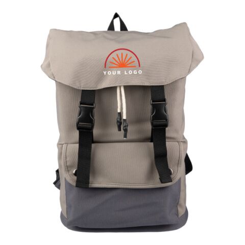 Polyester (600D) backpack Jürgen taupe | Without Branding | not available | not available