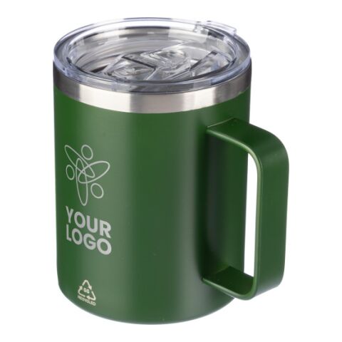 Stainless steel double-walled mug (300 ml) Renate white | Without Branding | not available | not available