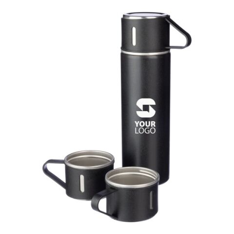 Stainless steel double walled bottle set (420 ml) Herbert silver | Without Branding | not available | not available