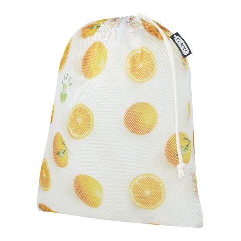 Recycled polyester grocery bag 25x32 cm Standard | White | No Branding | not available | not available