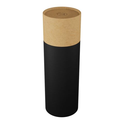 SCX.design D21 550 ml borosilicate glass bottle with recycled silicone sleeve and bamboo lid Standard | Solid black | No Branding | not available | not available