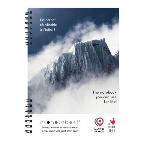 Econotebook NA5 with premium cover white | No Branding | not available | not available