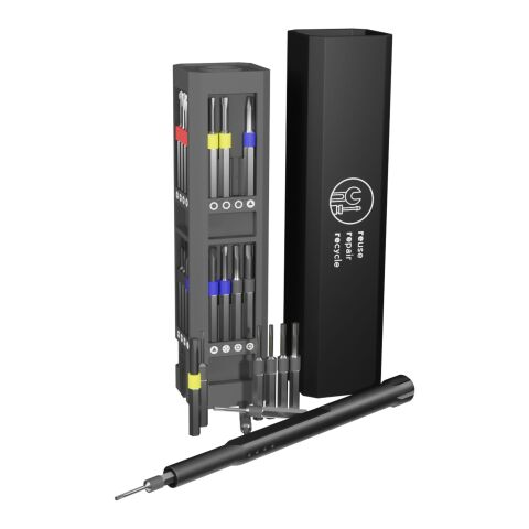 SCX.design T20 31-piece screwdriver and repair set in aluminium case Standard | Solid black | No Branding | not available | not available