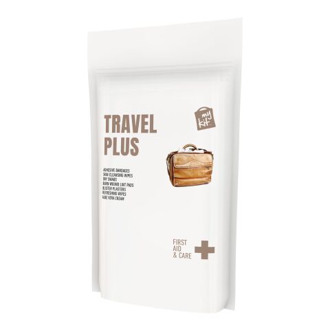 MyKit Travel Plus First Aid Kit with paper pouch Standard | White | No Branding | not available | not available