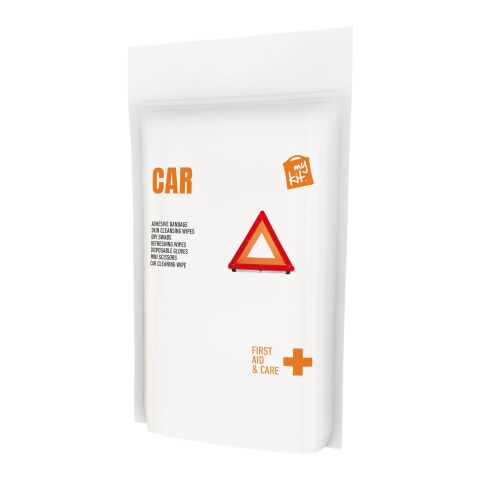 MyKit Car First Aid Kit with paper pouch Standard | White | No Branding | not available | not available