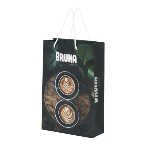 Handmade 170 g/m2 integra paper bag with plastic handles - large white | No Branding | not available | not available