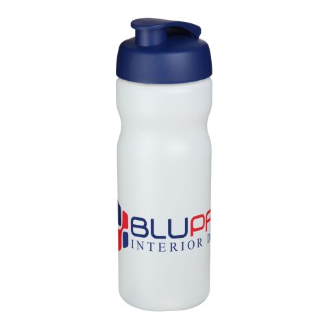 Baseline Plus 650ml flip-lid sport bottle White-Blue | No Branding | not available | not available