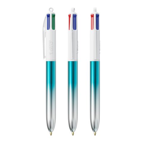 BIC® 4 Colours® Bicolor + Lanyard turquoise | No Branding | not available | not available