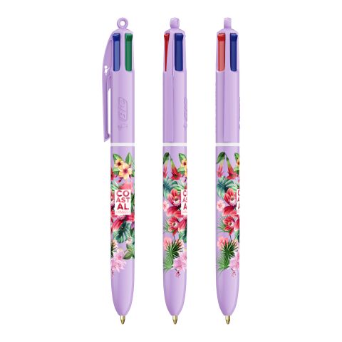 BIC® 4 Colours® Pastel + Lanyard Purple pastel | No Branding | not available | not available