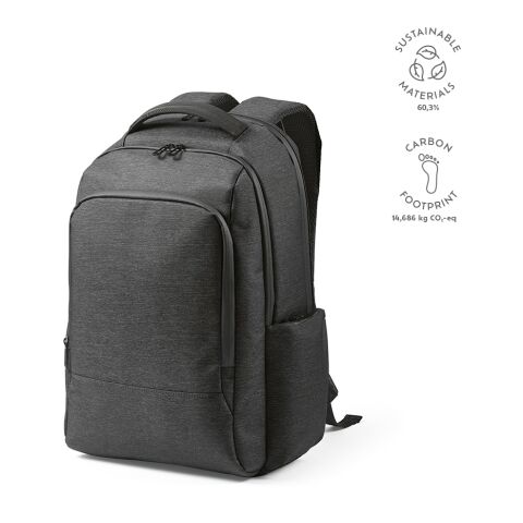 New York Laptop Backpack 20L recycled Nylon Black | Without Branding | 20L