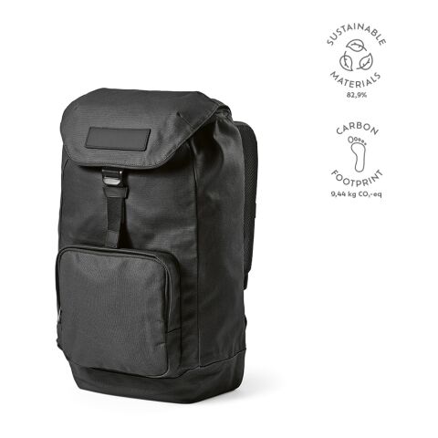 Copenhagen Backpack 20L Laptop recycled Cutton 240 gsm Black | Without Branding | 20L