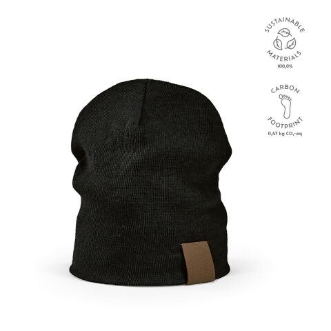 Marley Beanie rPET Black | Without Branding