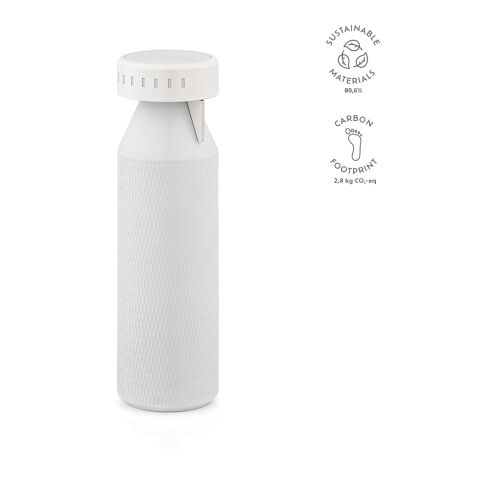 Timeos Bottle recycled Stainless Steel 690 ml White | Without Branding | 690 ml