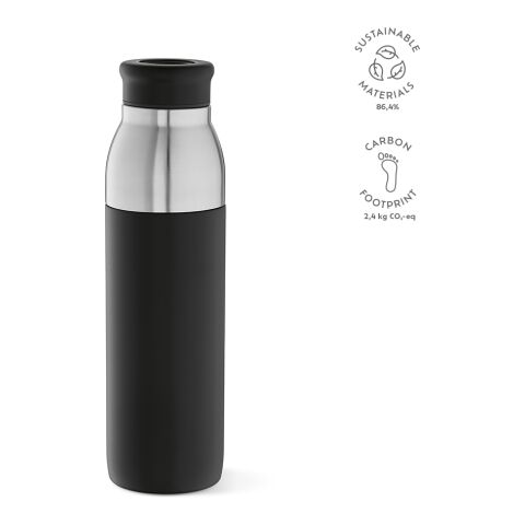 Colorado Bottle recycled Stainless Steel 760 ml Black | Without Branding | 760 ml