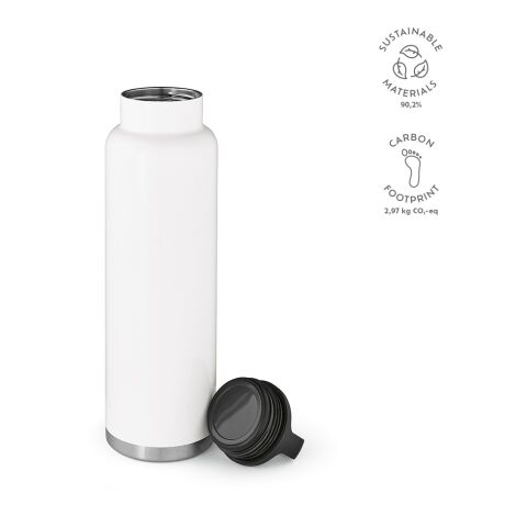 Zambezi 1500W Bottle recycled Stainless Steel 1620 ml White | Without Branding | 1620 ml