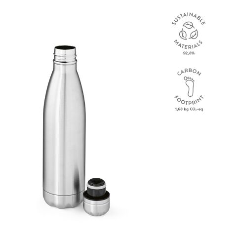 Mississippi 550P Bottle recycled Stainless Steel 535 ml Silver | Without Branding | 535 ml