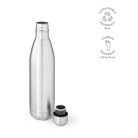 Mississippi 800P Bottle recycled Stainless Steel 810 ml Silver | Without Branding | 810 ml