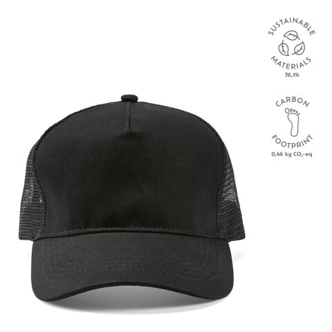 Zappa Basecap rPET 220gsm Black | Without Branding