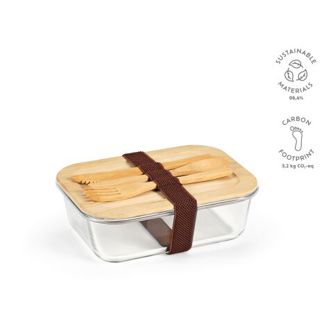 Van Gogh 1000 Lunchbox Borosilicate Glass 1090 ml Transparent | Without Branding | 1090 ml