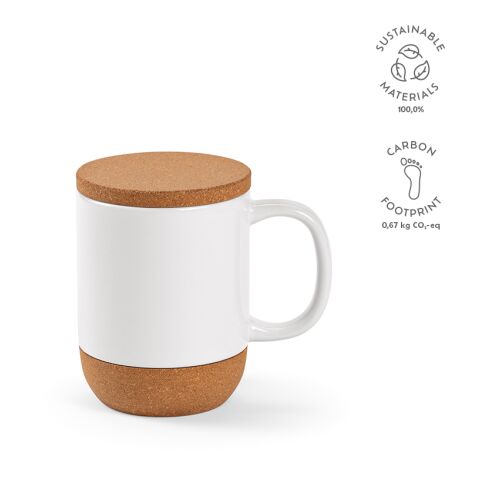 Ebro Mug Ceramic 430 ml White | Without Branding | 430 ml