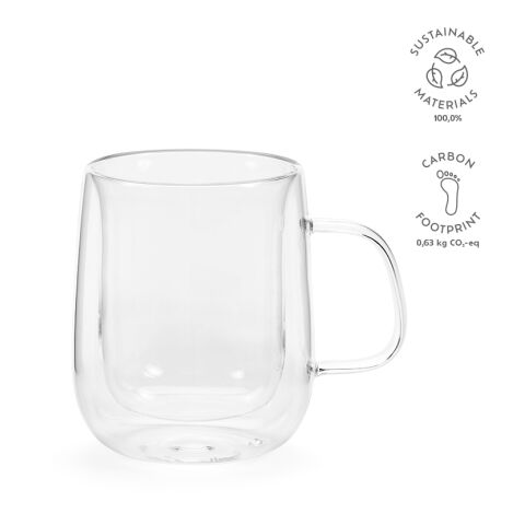 Elbe 450 Mug Borosilicate Glass 440 ml Transparent | Without Branding | 440 ml